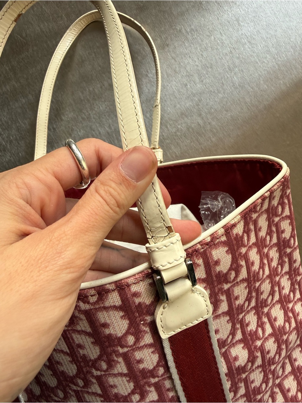 DIOR NO.1 RED TOTE - Picture 5 of 6